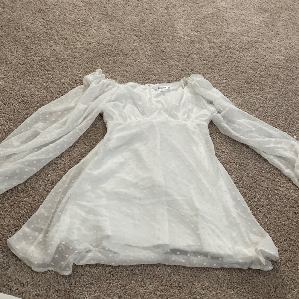 White long sleeve dress